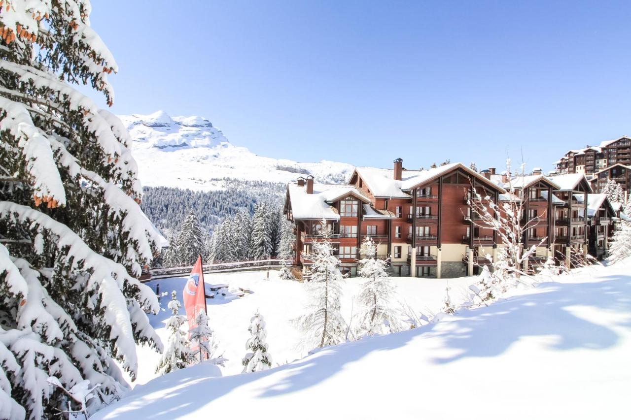 South Facing 2-Bed Apartment With Fireplace, Terrasses Deos Flaine Exterior foto