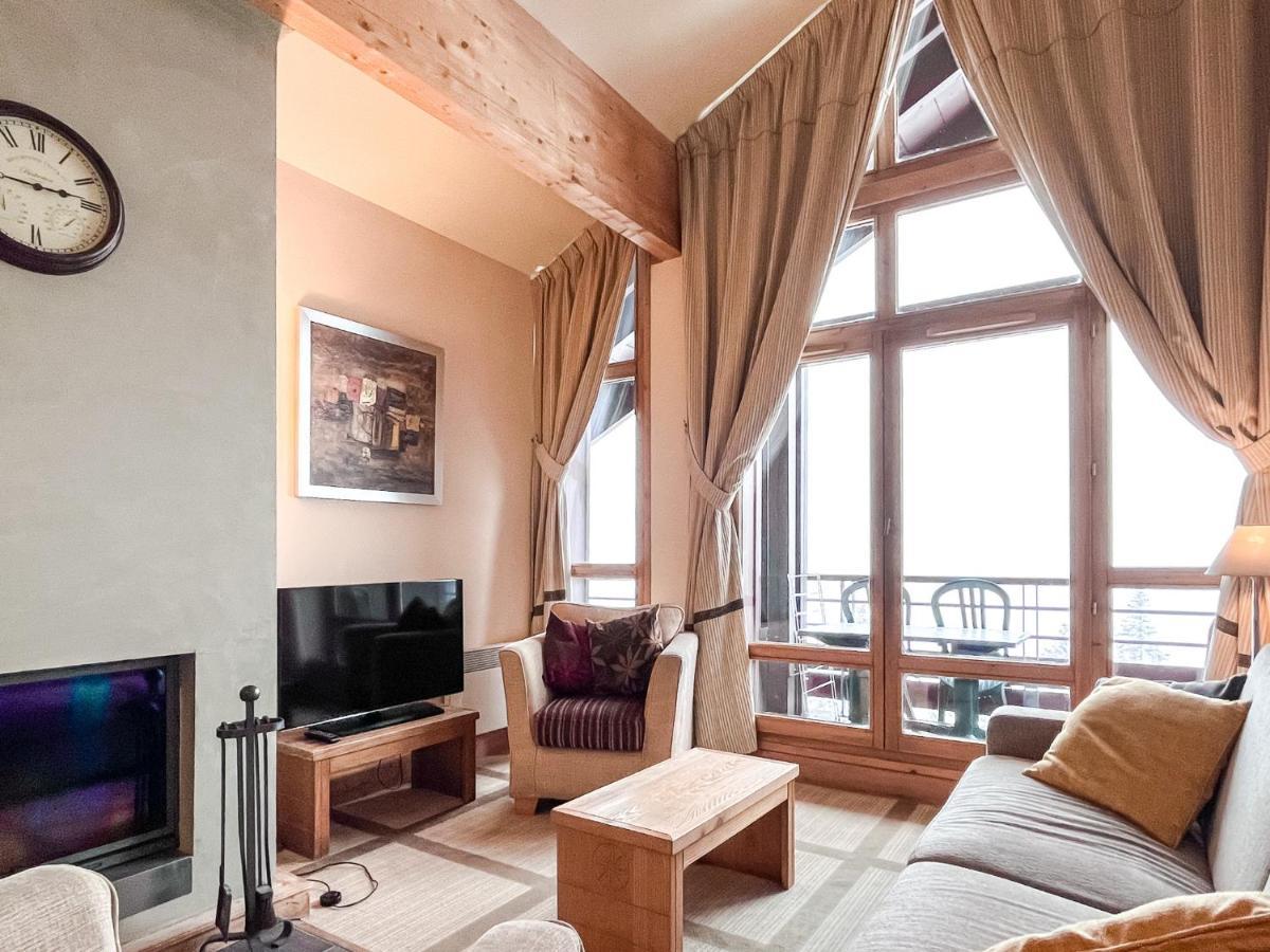 South Facing 2-Bed Apartment With Fireplace, Terrasses Deos Flaine Exterior foto