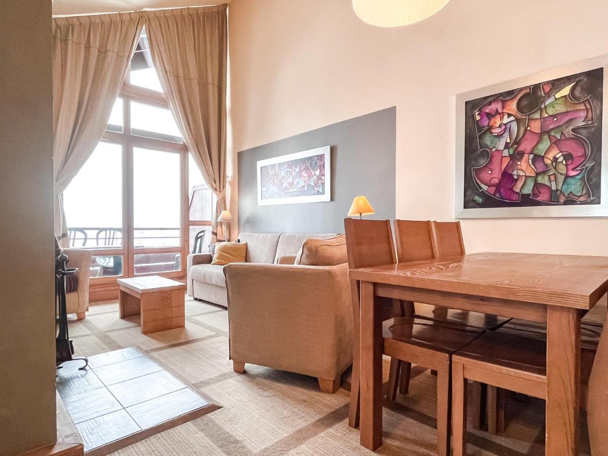 South Facing 2-Bed Apartment With Fireplace, Terrasses Deos Flaine Exterior foto