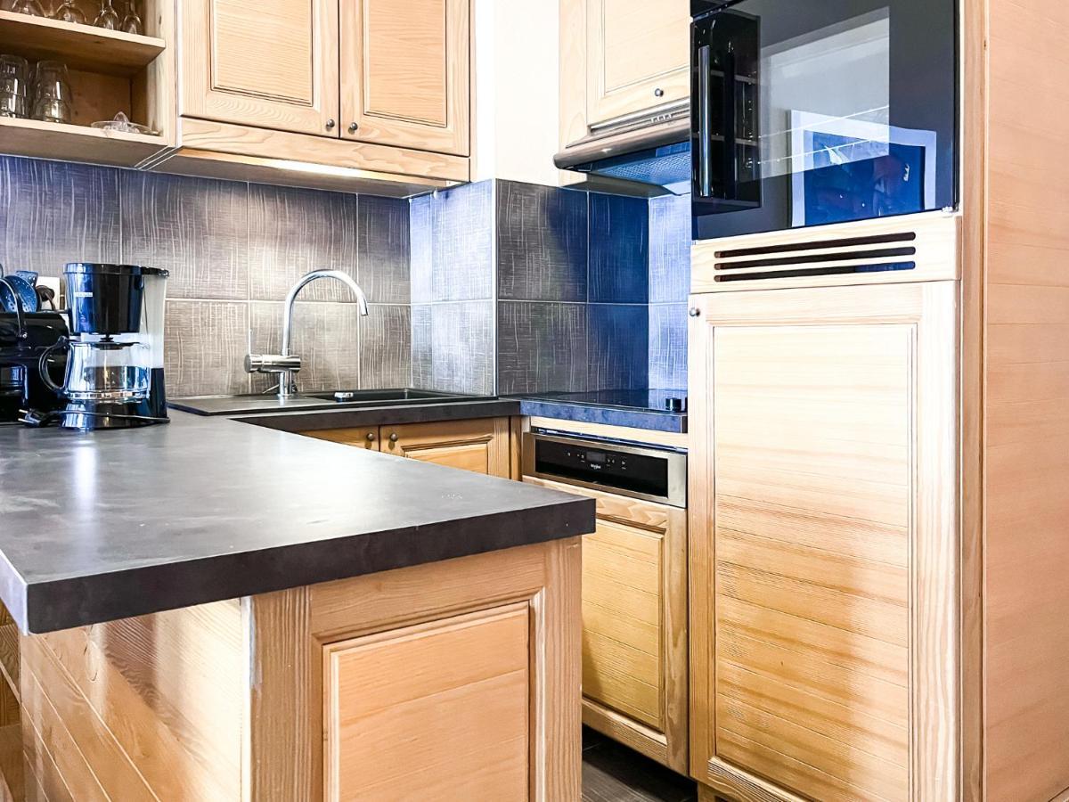 South Facing 2-Bed Apartment With Fireplace, Terrasses Deos Flaine Exterior foto