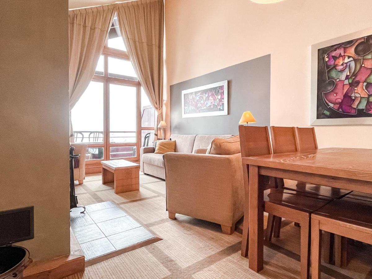 South Facing 2-Bed Apartment With Fireplace, Terrasses Deos Flaine Exterior foto