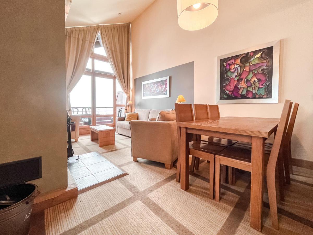 South Facing 2-Bed Apartment With Fireplace, Terrasses Deos Flaine Exterior foto