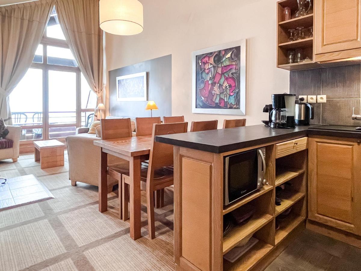 South Facing 2-Bed Apartment With Fireplace, Terrasses Deos Flaine Exterior foto