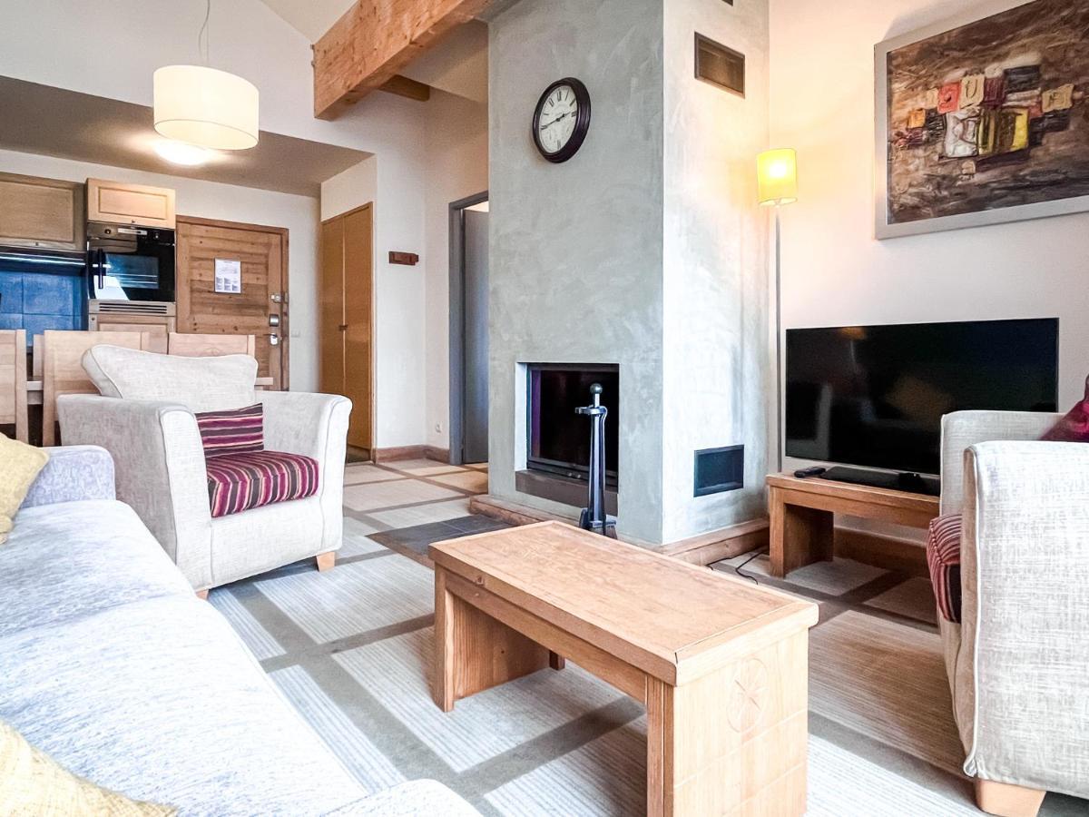 South Facing 2-Bed Apartment With Fireplace, Terrasses Deos Flaine Exterior foto