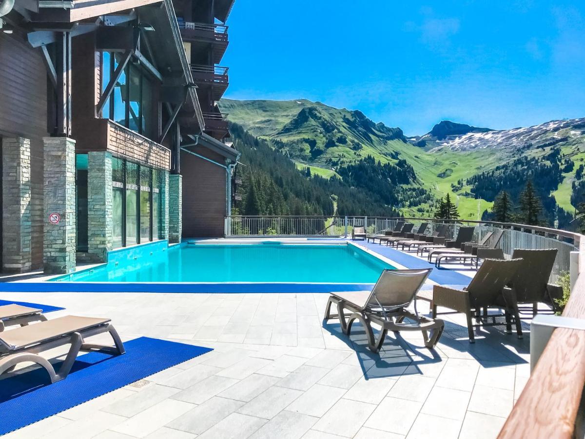 South Facing 2-Bed Apartment With Fireplace, Terrasses Deos Flaine Exterior foto